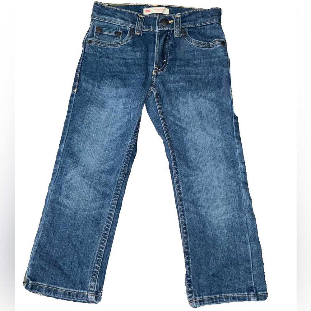#45 
Levi's Blue Straight-Leg Jeans Classic Style